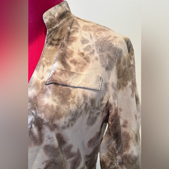 Giorgio Brato Tie Dye Leather Jacket - Picture 16 of 16